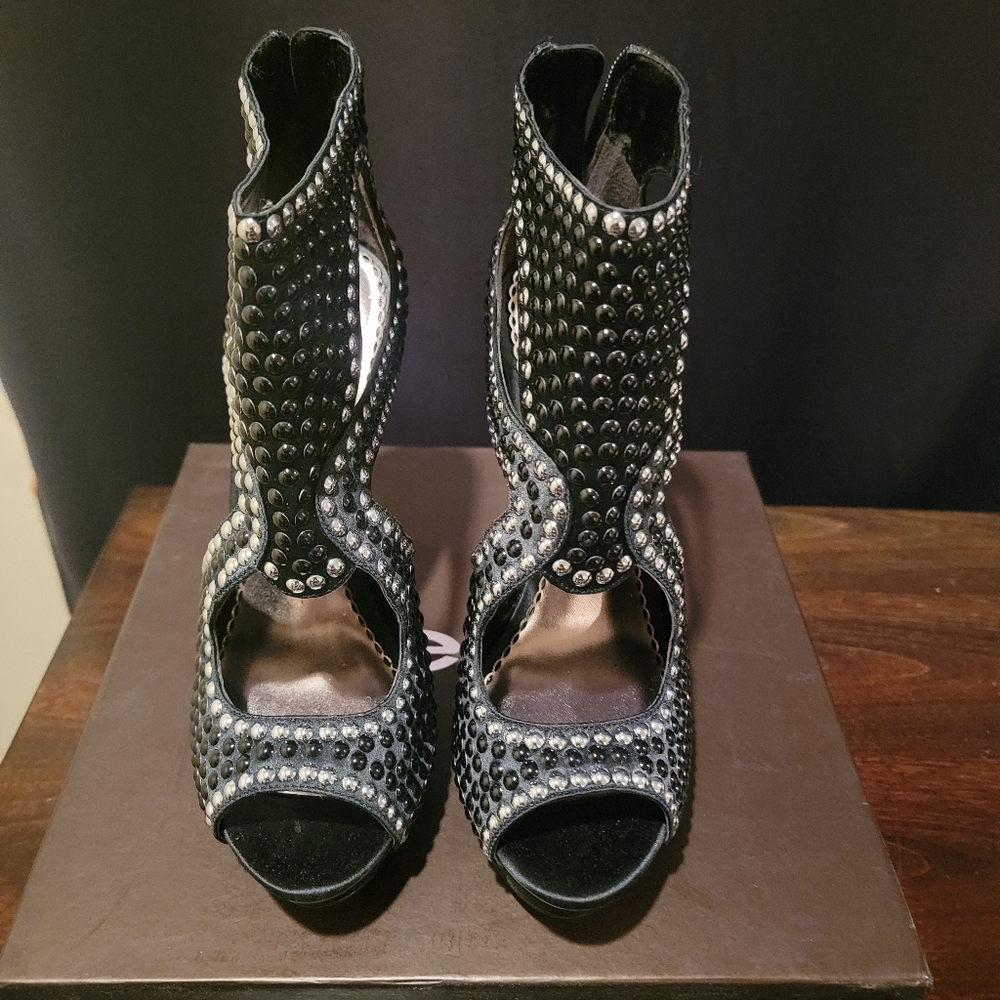 Bebe Cassandra Sandal Size 9 Black